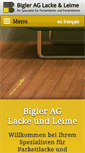 Mobile Screenshot of bigler-lacke.ch